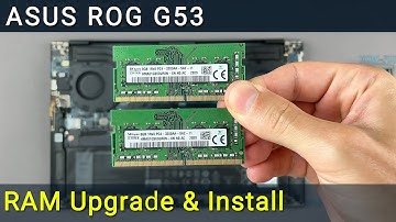 Asus ROG G53 RAM Upgrade and Install | Step-by-step DIY Tutorial