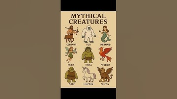 part-1 🌎 world Mythical Creatures 😱 #shorts