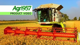 PRECISION RICE HARVEST by SPEKTRA AGRI | CLAAS LEXION 770 TT (2016) and CERIO 770 | ProductVideo