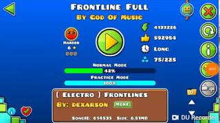 Geometry Dash Frontline Full 100% Complete ( 3 Coins )
