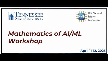 Mathematics of AI/ML Workshop 2025 - Matrix Decompositions by Dr. Tim Wallace
