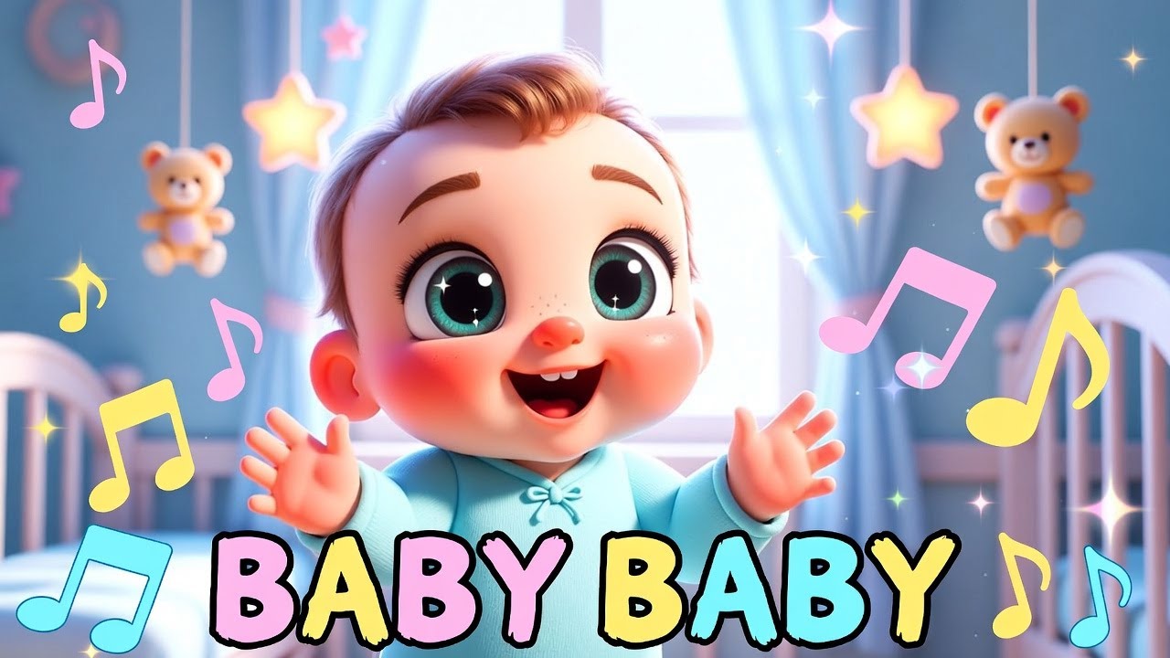 Baby Baby Song 🎵 | Cute Baby Rhyme for Kids | Fun Nursery Song 