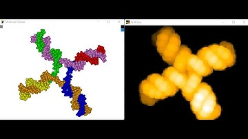 BioAFMviewer simulation atomic force microscopy of nucleic acids.