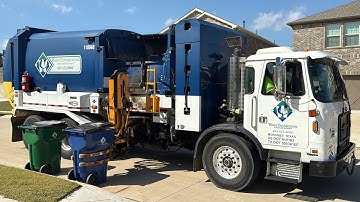 Waste Connections’ Final Days In Celina: Short Autocar ACX Labrie Automizer Garbage Truck