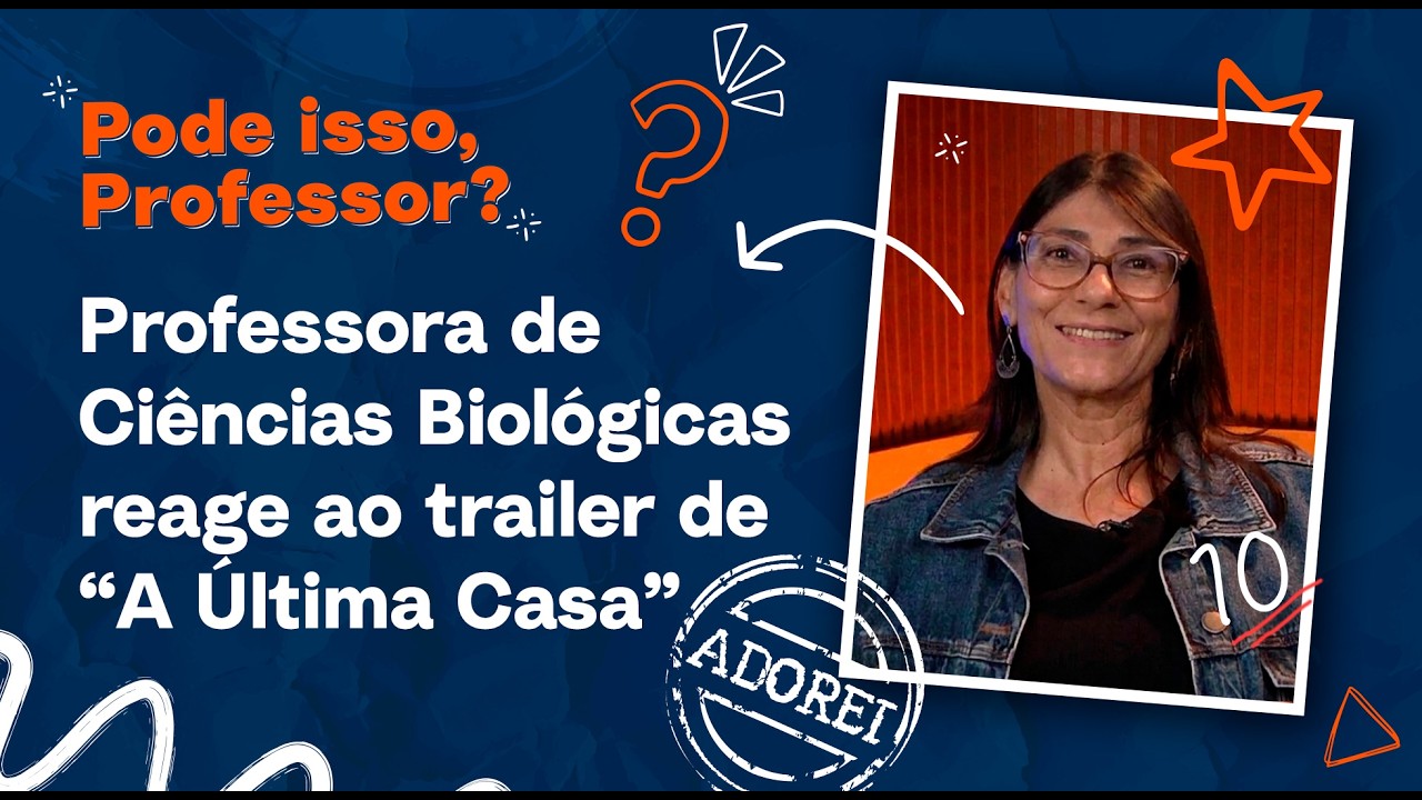 Professora de Biologia reage ao trailer de A Última Casa (Netflix) | Pode Isso, Professor?
