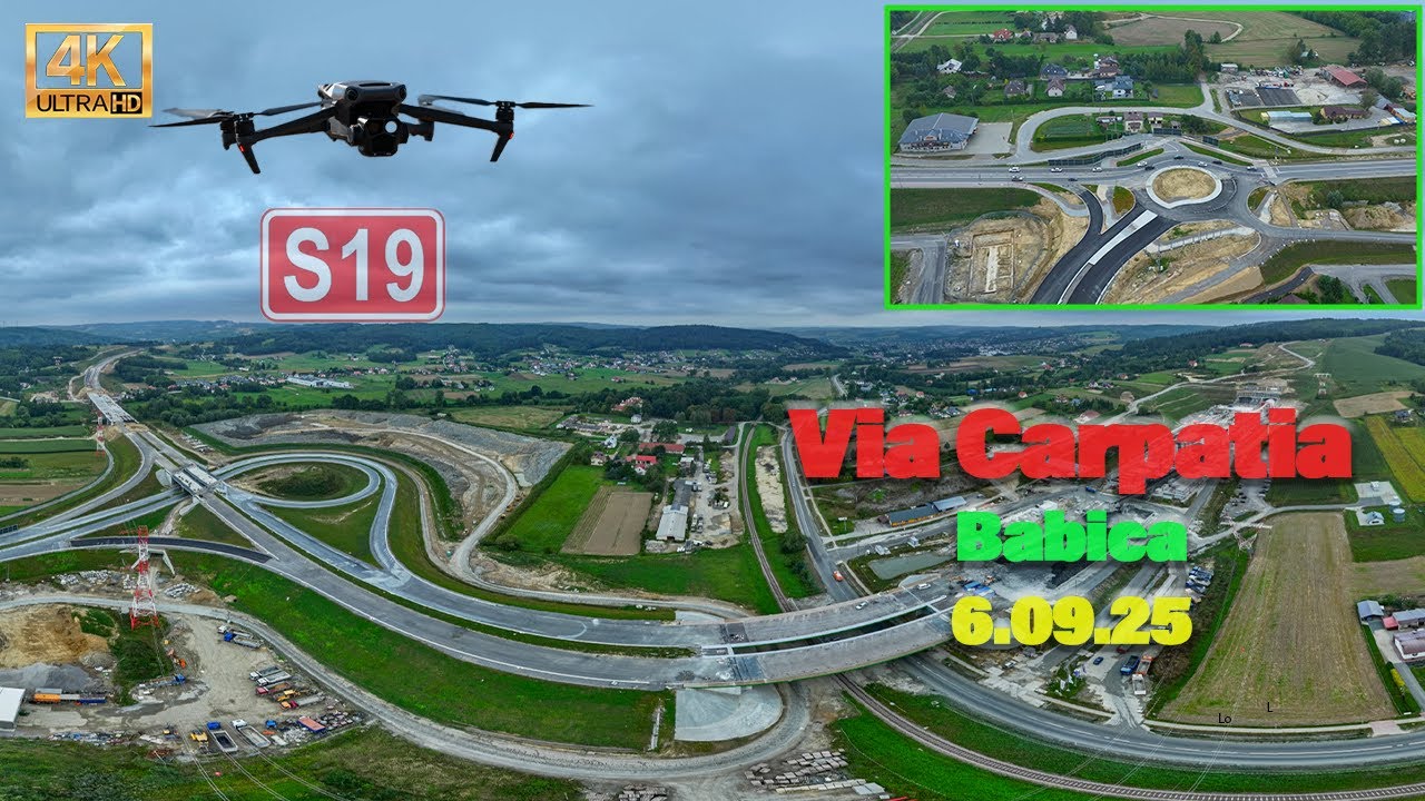 Budowa #S19 Czy #Karpatka pracuje? #Babica i okolice | Węzeł Babica ES13 | Wrzesień