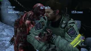 RE6: Mercenaries No Mercy: Chris with 6 Bots [Mining the Depths]