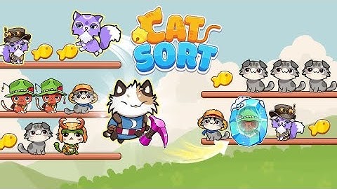 Cat Sort Color Puzzle - Walkthrough Game Android, iOS