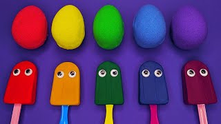 Satisfying Video l How to make Oddly 6 Fruit Toys OF Rainbow Lollipop's & Clay Oddly Cutting ASMR