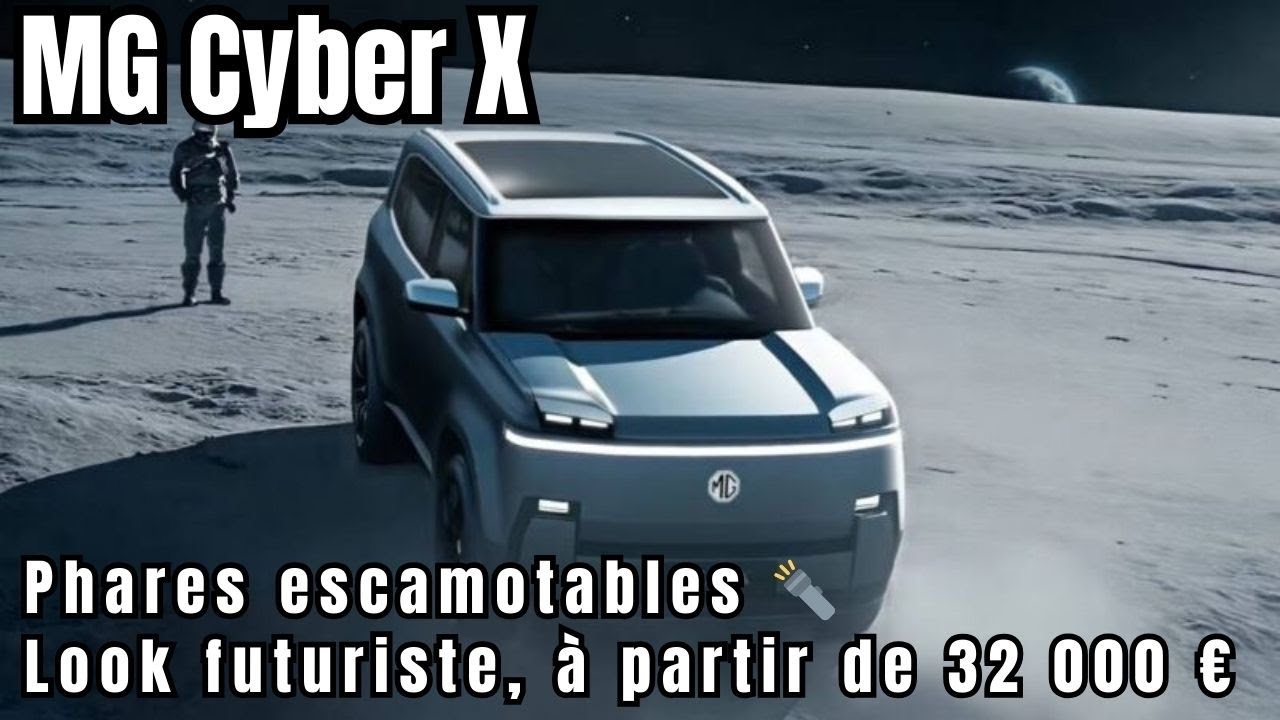 MG Cyber X : SUV électrique rétro futuriste avec phares escamotables dès 32 000 € en Chine !