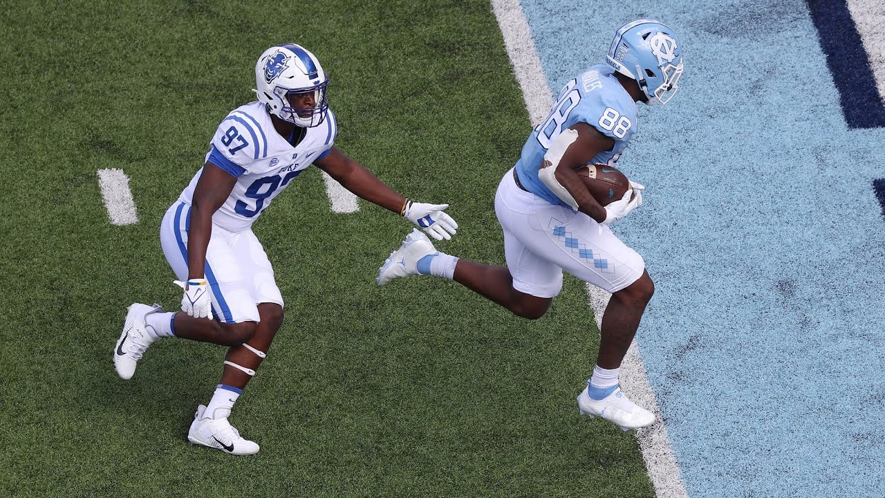 Video: UNC Football Rolls Over Duke, 38-7 - Highlights