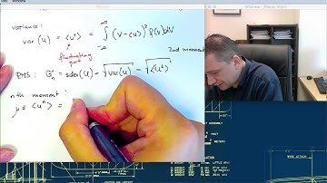 Mathematical Tools for the Analysis of Turbulent Flows Part 4 (Means and Moments from PDF)