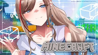 【マイクラ】テラコッタ使っちゃおっかな～！【来栖夏芽/にじさんじ】