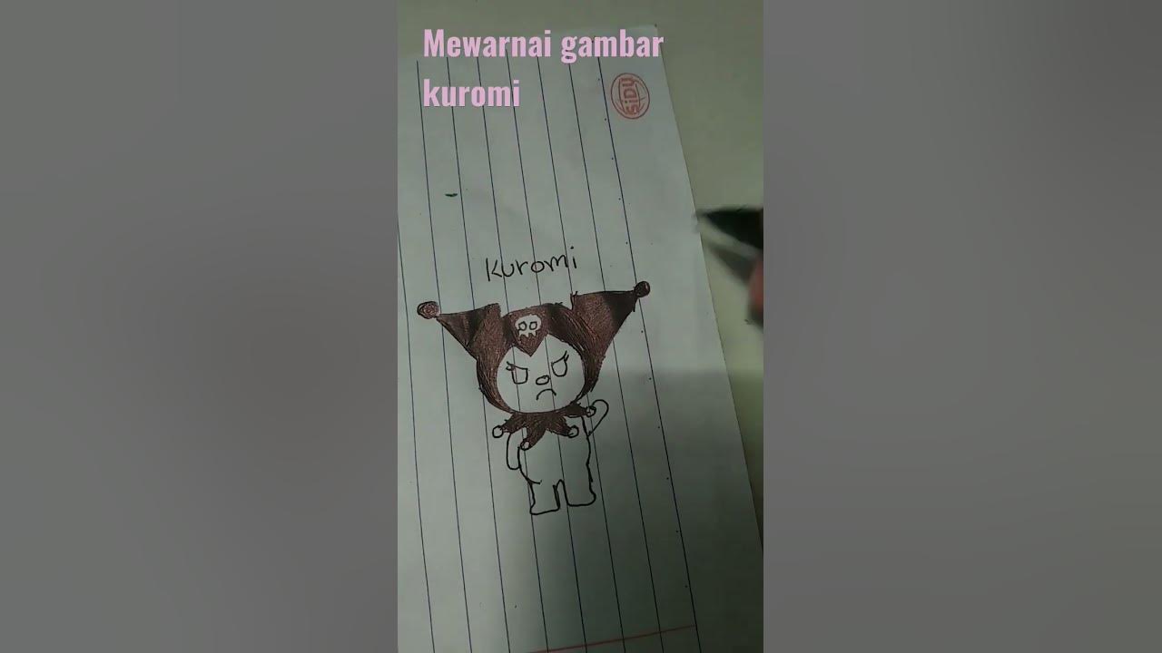 mewarnai gambar kuromi #shortsvideo - YouTube