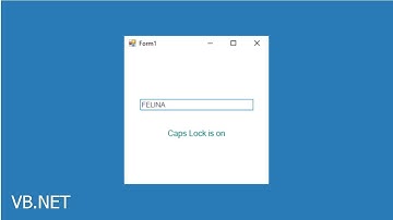 VB.NET - Determine if Caps Lock is turned on