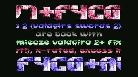 Avantgarde and F4CG Intro 1  ! Commodore 64 (C64)