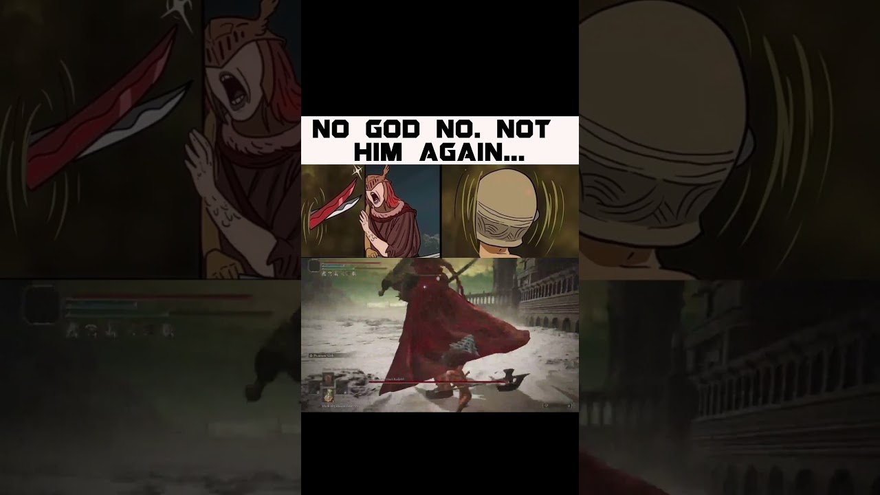 Bro think he is Aura - Elden Ring