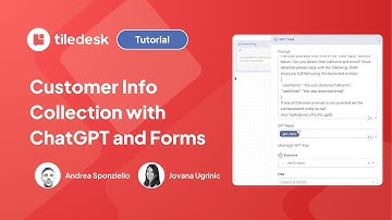 ChatGPT and Forms in Action: Tiledesk’s Innovative Method for Customer Info Collection