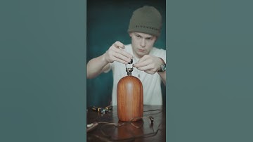 Rewiring a FRENCH Mid-Century Lamp #shorts #midcentury #howto