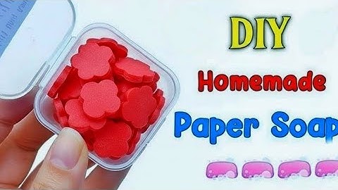 Homemade paper soap making kit/homemade paper soap/how to make paper soap/paper soap making/#soap 
