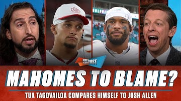 Tua ‘can’t do half of what Josh Allen does’, Chiefs 0-2 start on Mahomes? | FIRST THINGS FIRST