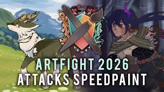 My Artfight Attacks 2026 ✦ Speedpaint
