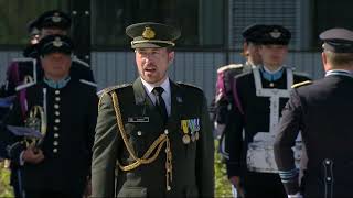 Raising the NATO Flag at the New NATO Headquarters!