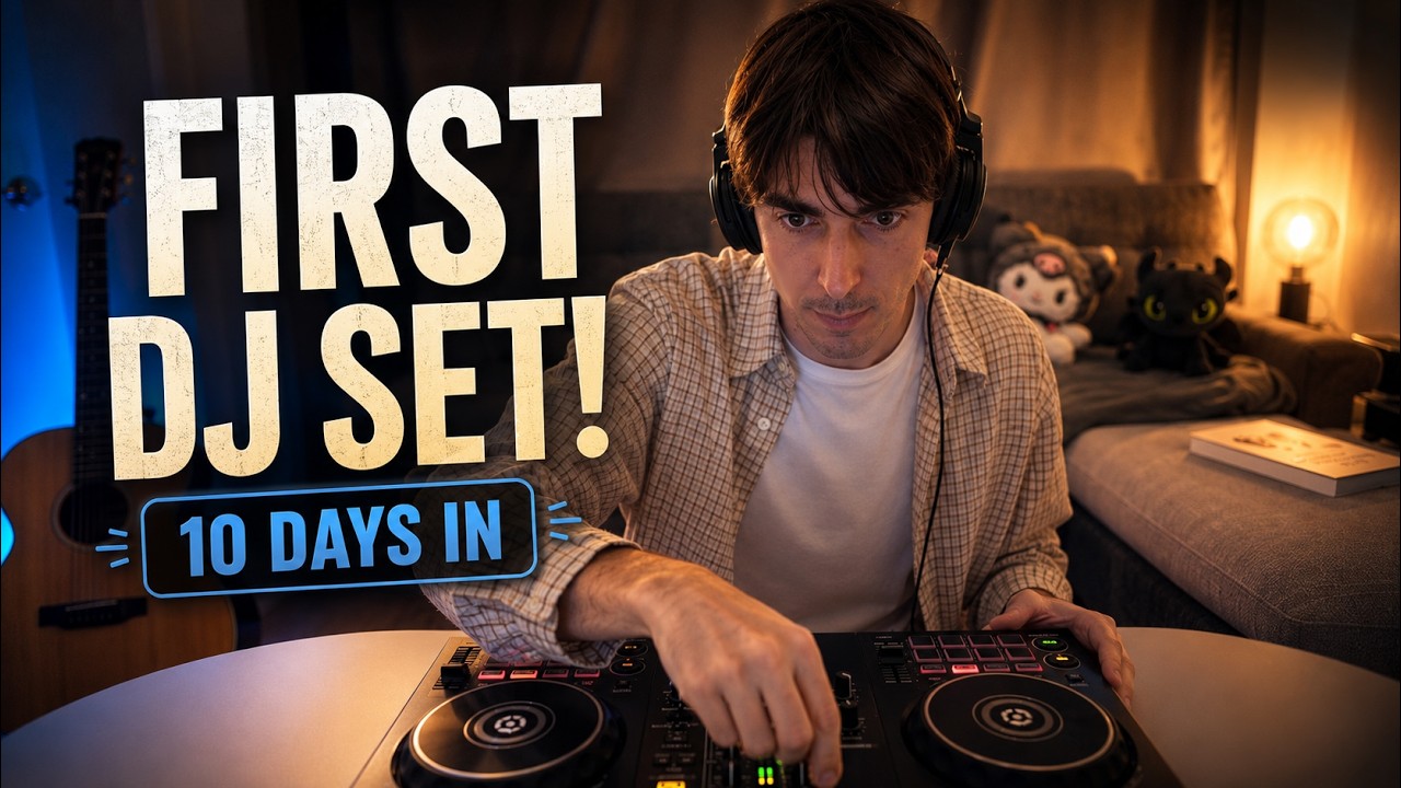 My first DJ set, 10 days in! - YouTube