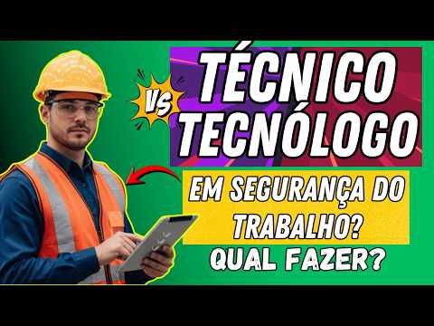 Vale a pena fazer TECNÓLOGO em Segurança do Trabalho em 2026? (A VERDADE)