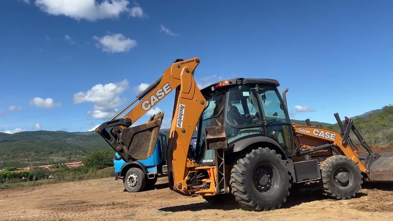 Carregamento de entulho 