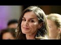 Queen Letizia Spain's Stunning Fit-and-Flare Peacock Dress 2023 Royal Style