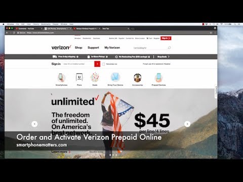 Order And Activate Verizon Prepaid Online