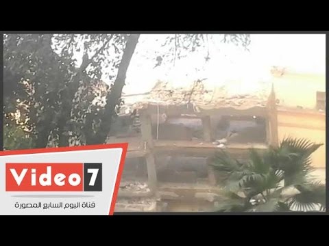 بالفيديو لحظة إنهيار مبنى نقابة المحامين بشارع عبد الخالق ثروت