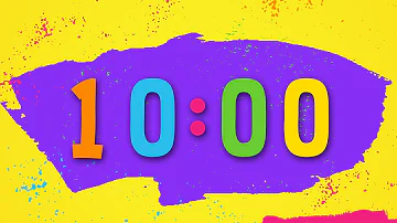 10 Minute Kids Cleanup Countdown with Song! (HD)