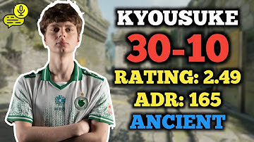 CS2 POV | KYOUSUKE (30-10) FACEIT RANKED (ANCIENT) | VOICE COMMS