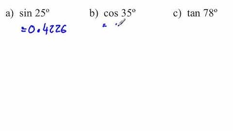 Trigonometry ratios 1: Finding ratio given angle measure