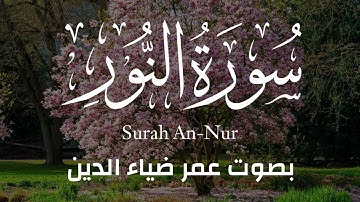 تلاوة جميلة || سورة النور كاملة بصوت عمر ضياء الدين