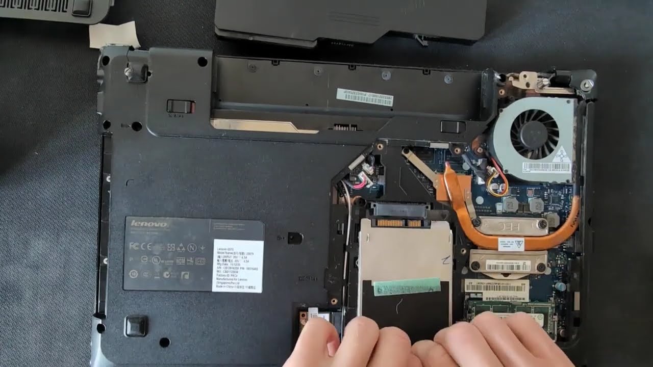 Lenovo g570, uprade ram and ssd