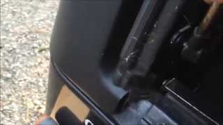 Jeep Wrangler TJ Hard Top rear glass shock replacement - YouTube