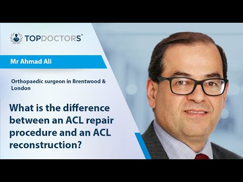 What is the difference between an ACL repair procedure and an ACL reconstruction? - Online interview