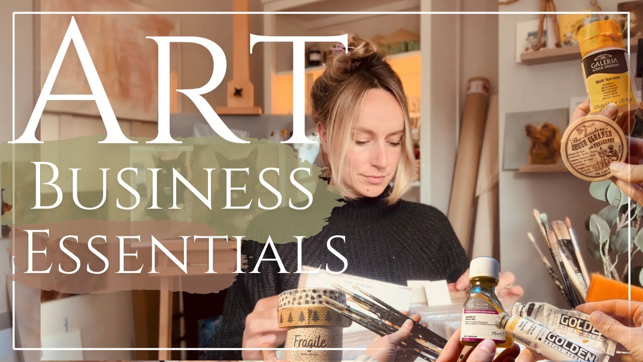 Everything I Use For My Small Art Business - YouTube