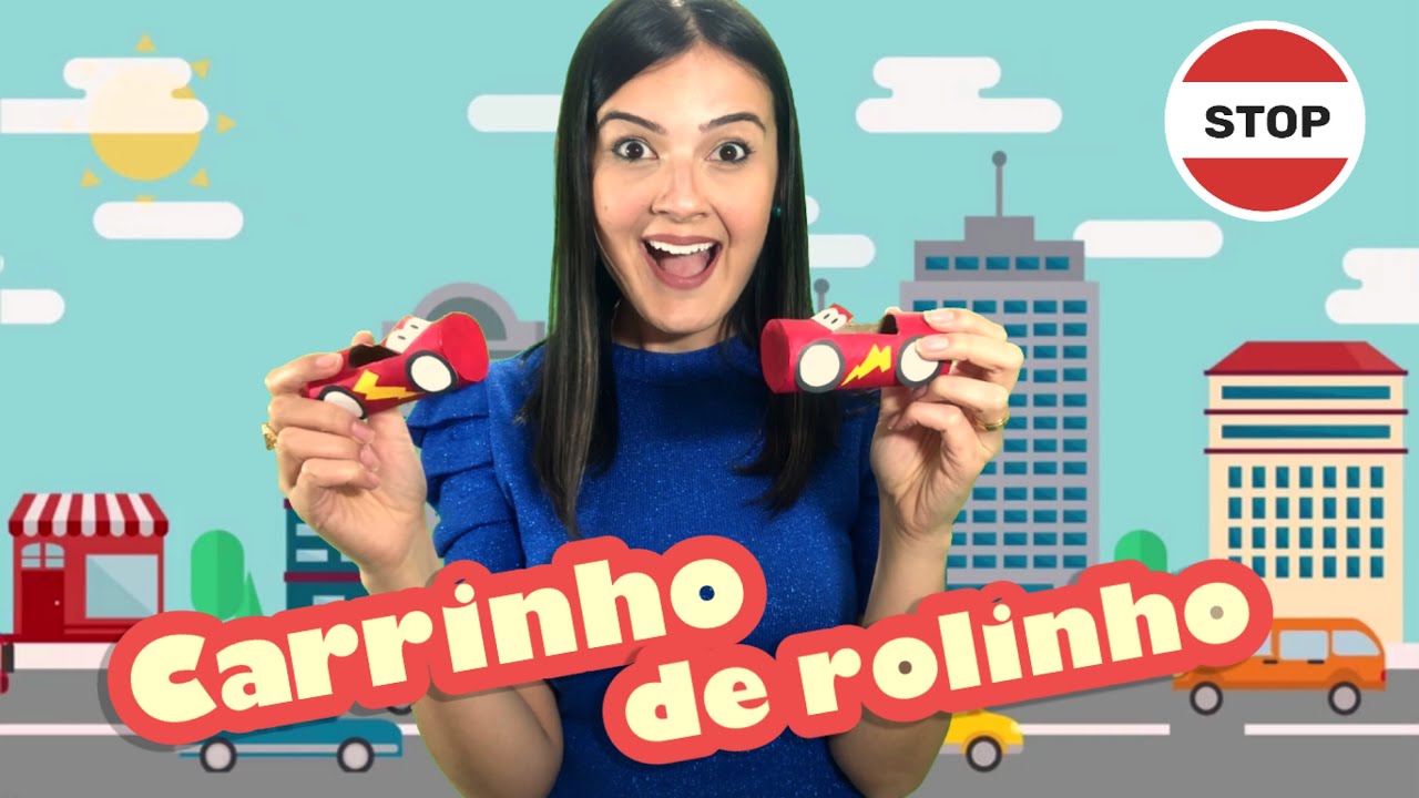 Brinquedos com rolinho de papel higiênico I Como fazer um carrinho com rolinho de papel higiênico