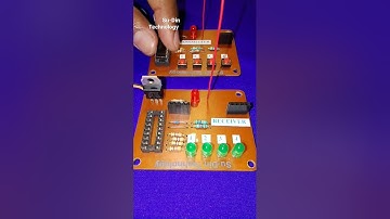 How to make a 4 Channel Remote Controller. Four Channel Simple Radio Frequency Remote Control For RC