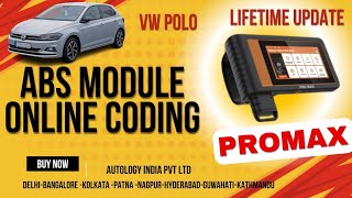 Volkswagen Polo ABS Module online Coding by PROMAX lifetime Update