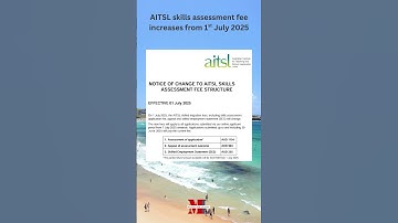 AITSL skills assessment fee increases from 1st July 2025