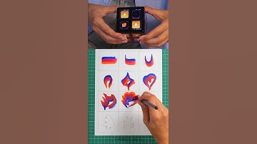 WOW Cube or Brush Techniques? 🤯 The Ultimate Showdown! #wowcube #drawing #artwork