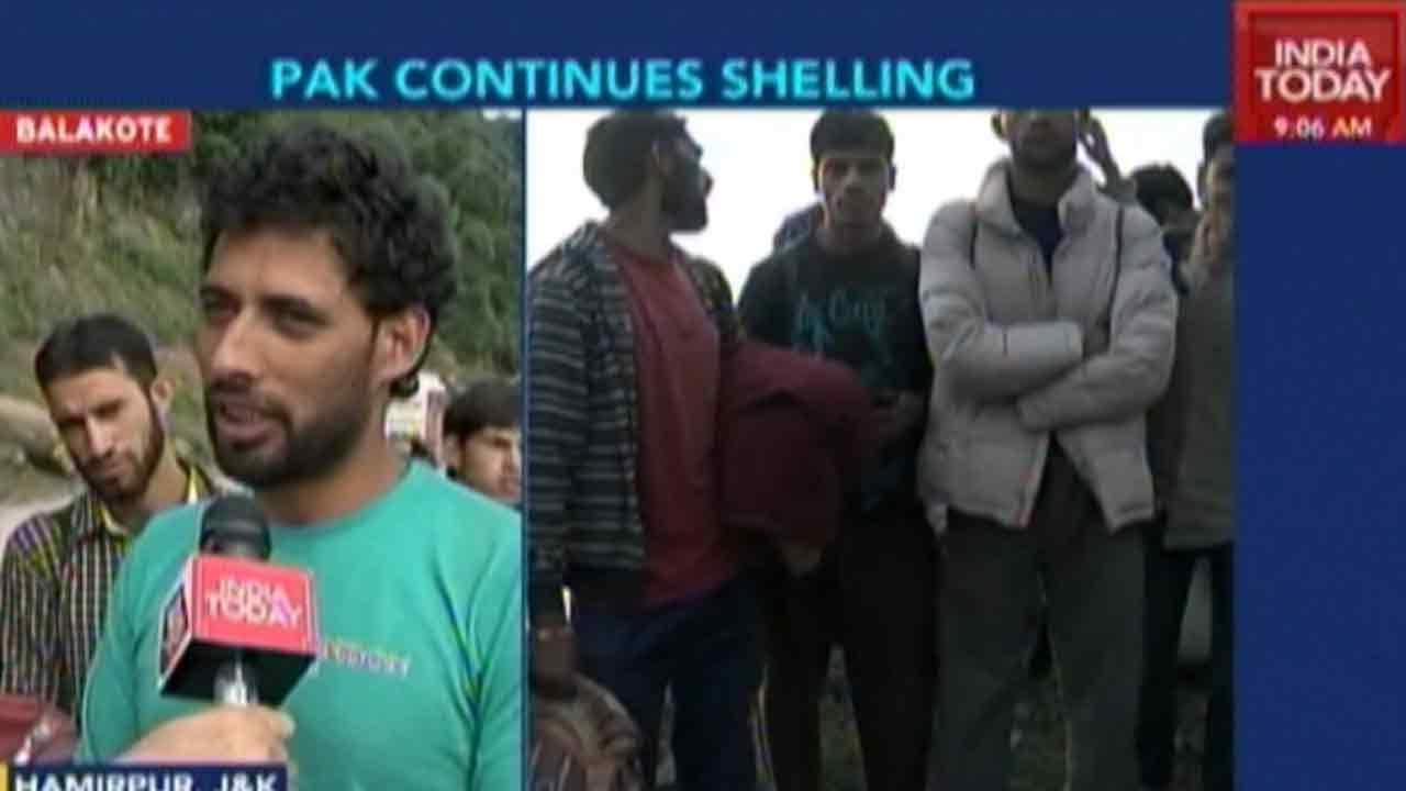 Heavy Shelling By Pakistan In Balakote Area Of Jammu Kashmir