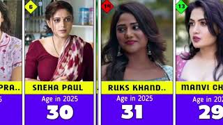 Beautiful Ullu Actresses Real Age in Name 2025 | Full List😨🔥🔥#actress #bollywood #drama #sanjubaba 