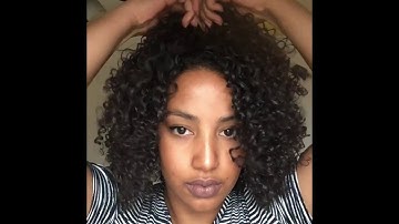 How to refresh curls with the Bounce Curl Light Creme Gel || Geena Lopes