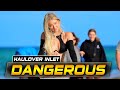OVERBOARD CHAOS IN WILD WAVES AT HAULOVER INLET!! | BOAT ZONE